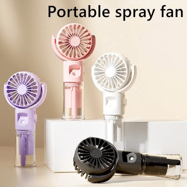 Portable Handheld Spray (Fan 4-Speed + Water Spray Mist) - Image 6