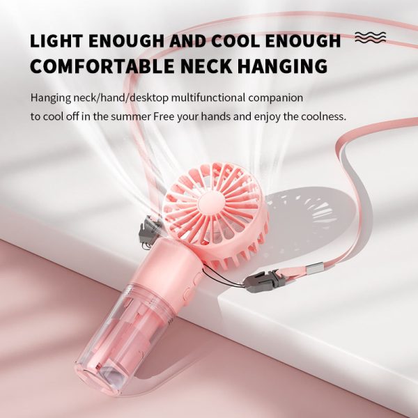 Portable Handheld Spray (Fan 4-Speed + Water Spray Mist) - Image 2