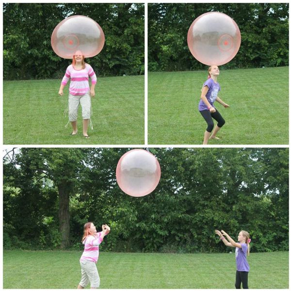 Big Inflatable Ball Children's Toy Elastic Ball Water Ball Bubble Ball Inflatable Ball - Image 2